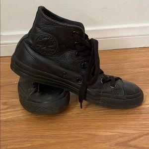 Leather High Top Converse